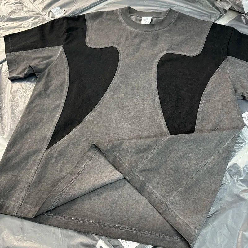 Contrast Sleeve Charcoal