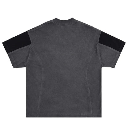 Contrast Sleeve Charcoal